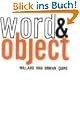Word and Object (Studies in Communication)