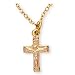 Toys : 14K Gold Filled Cross and 13-inch Chain for Children