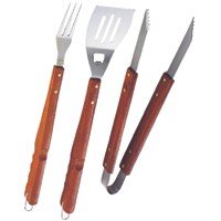 MINTCRAFT SBQ318-3 ROSE WOOD BARBECUE TOOL SETS 3 PIECE from Barbecue Tools