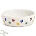 Pet Supplies : Stoneware Cat Pawprint Dish 5 inch