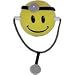 Smiley Doctor Antenna Ball Topper