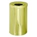 Reflective Open Top Receptacle - Brass