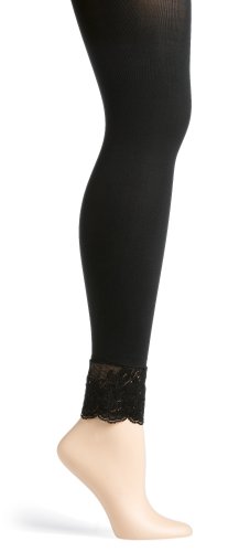HUE Women's Lace Trim Capri