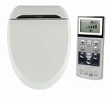 Coco Bidet 6035R Elongated Electronic Toilet Seat Remote Control Heated Seat Air Dry & Deodorizer