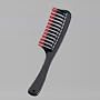 Rucci Large Detangling Black Comb (Pack of 6)