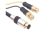 Assembled S-Video Cable, Male / Dual BNC Male, 7.5 ft