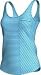 Adidas Damen Tank Top BE Stripy, freshspla, 42