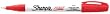 Sharpie Oil-Based Fine Point Paint Markers Red, Box of 12