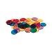TRANSPARENT COUNTERS 250-PK 3/4 6
