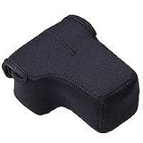 LensCoat Neoprene Compact Body Bag with Lens Cover, Designed for a Compact Camera Body with Lens up to 4.5 - Black