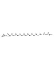 Sterling Silver Cubic Zirconia Swags Bracelet