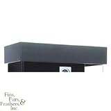Clear-for-Life LS  Black Medium Density Fiberboard Canopy for 24in x 13in  Aquarium