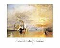 The Fighting Temeraire art print by Joseph Turner, 40cm x 50cm