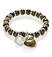 Bauble Bead & Heart Charm Bracelet