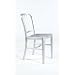 Kitchen & Housewares : Euro Style Cafe Aluminum Side Chair, Matte Aluminum, Set of 2