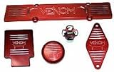 Venom OC1-200R Designer Car Jewelry Oil Filler Caps - Non Turbo - Red