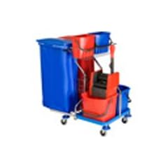 Vermop Logo 1 2 x 70 l Reinigungswagen verchromt