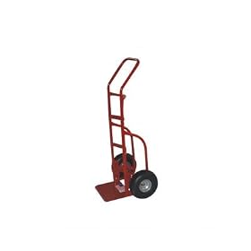 Milwaukee Hand Trucks 33012 Heavy Duty Flow Back Handle Truck With 10 Inch Pneumatics