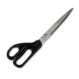 Westcott 41071 Executive Series 12 Stainless Steel Shears, 7 Cut, R/L Hand, Black Handles