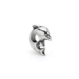 Dolphin Charm in Silver for Pandora, Expression & most 3mm Bracelets