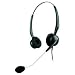 Over-the-Head Binaural Headset with Noise Canceling Microphone