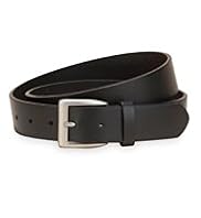 Square Buckle Notched Belt