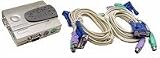 Switch, KVM Auto, PS/2, 2-Port, Includes Cables, I/O Gear *