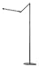 I-TOWER HIGH POWER LED FLOOR LAMP, SILVER Daylight White Light