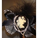 Black & White Butterfly Headband