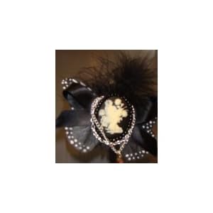 Vivienne Pickle - Black & White Butterfly Headband