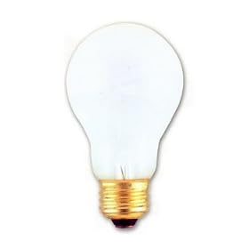 60 Watt Long Life Incandescent Light Bulb 20,000 Hour Life Frosted A19 Shape Long Life... by SLI Lighting