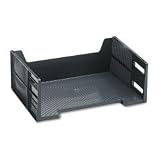 ELDON OFFICE PRODUCTS / High-capacity side load stackable tray, 5-1/8 high, letter, black / RUB17601 / Sold as 1 Each / Mfr Part # 17601 \*/ High-capacity side load stackable tray, 5-1/8 high, letter,