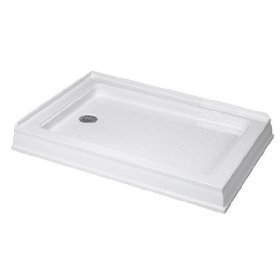 DreamLine SHTR-1034401-00 QUAD Enclosure Tray, Left-hand drain, White