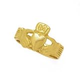 14K YELLOW GOLD CLADDAGH RING 3.7G GOLD