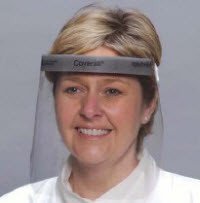 2807 Coverall Shield Full Face 7mil With Cmft Band 100/Ca