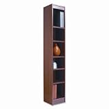 Veneer Baby Bookcase, 12w x 12d x 72h, Medium Oak (ALE24600)