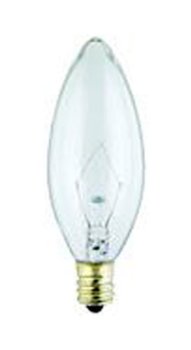 25 Watt Torpedo Decorative Base Clear