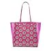 Vera Bradley Clearly Colorful Tote (Pink Swirls Flowers)