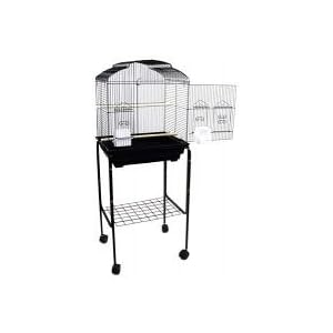 Brand New Bird Cage Cages 18×14x46 With Stand On Wheels