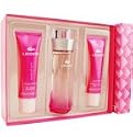 Lacoste Touch of Pink Geschenkset EdT 50 ml + Body Lotion 50 ml + Showergel 50 ml