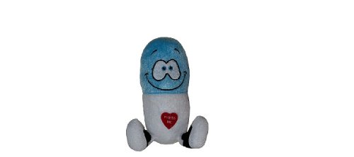 Just for LAUGHS Happy Pills Uncontrollable Laughter-Blue/White 901