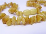 Baltic Amber Baby Teething Necklace - Peaches & Cream