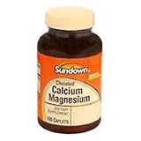 Chelated Calcium And Magnesium Tablets, By Sundown - 100 Tablets