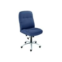 BIG AND TALL CHAIR NO ARMS BLUE