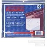 ESSELTE PENDAFLEX CORP. / ESS42090 / Printable Hanging File Tab Inserts, 1/3 Tab, 3-1/2, White, 200/pack / Sold as 1 PK
