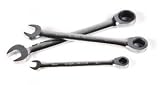 XLC Ratchet and Open End Wrench, 15mm, Chrome