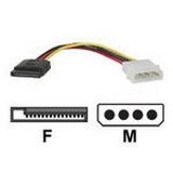 Tripp Lite Serial Ata Dual Power Adapter Cable - 12IN