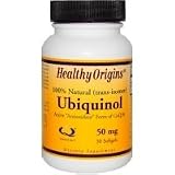 Ubiquinol Active form of CoQ10 30 Gels, 50 mg - Healthy Origins
