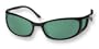 Costa Del Mar Pescador 580 Glass Mirror Lens sunglasses Black with Green Mirror lenses