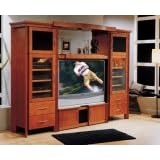 Entertainment Center Expression Collection for Table Top TV - Cayenne Maple